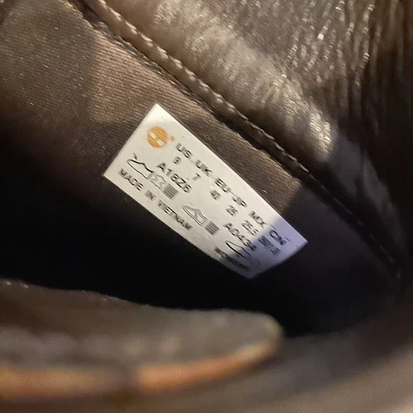 Timberland Women’s Tillston 6 Inch Boot In Burgundy Full Grain Size 9 Lace Up - Picture 15 of 16